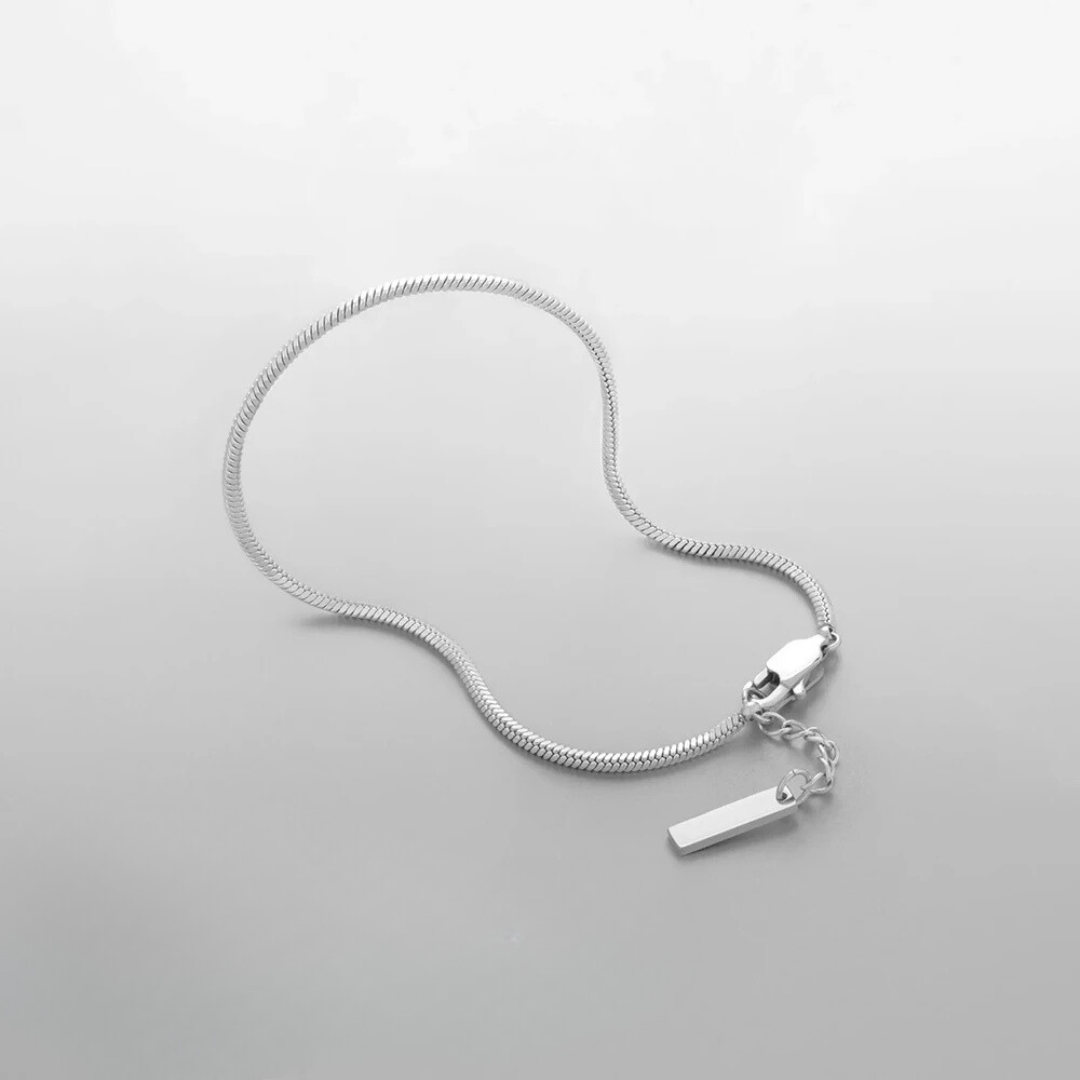 Pulseira Masculina de Aço Inoxidável Baron Banhada a Ouro