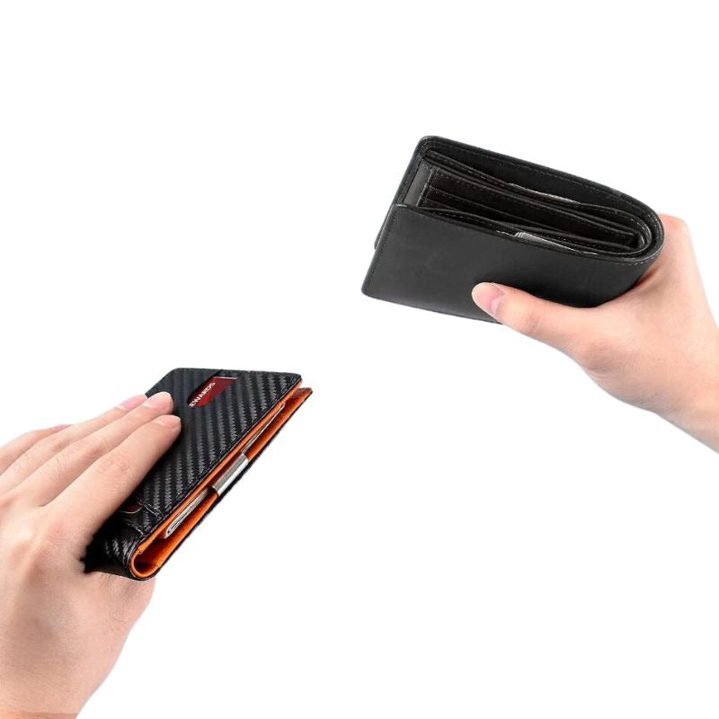 Carteira Masculina Slim, Porta Cartão Masculino, Carteira Masculina, Comprei Aqui