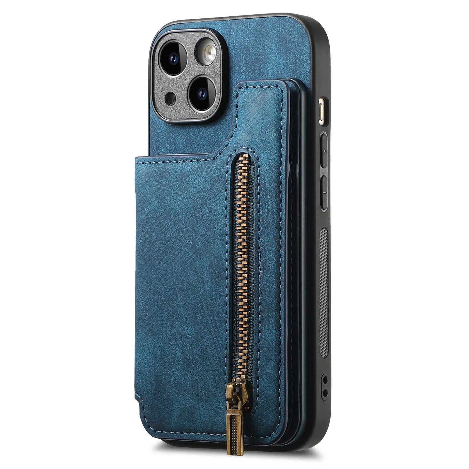 Carteira de Couro com Zíper para iPhone - Baron