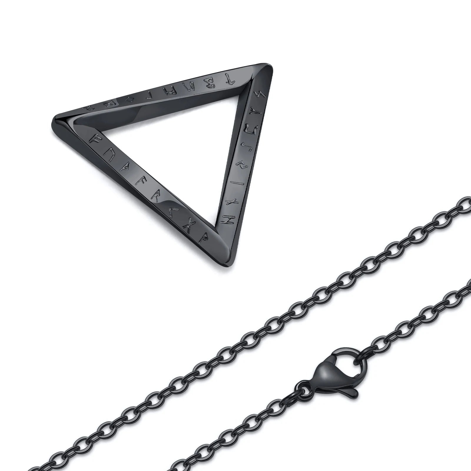 Colar Masculino Viking Pingente em Aço Inoxidável