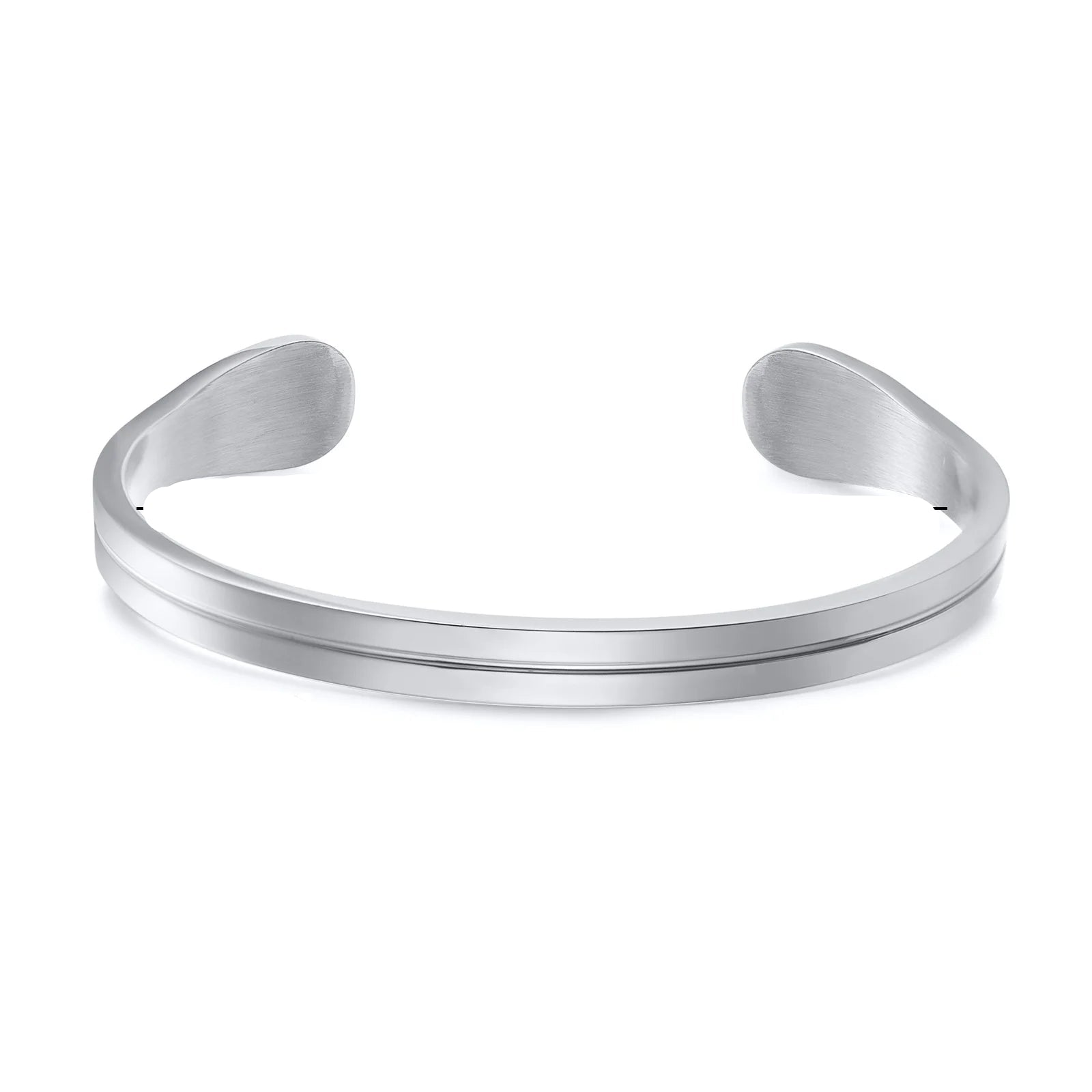 Pulseira fina dos homens, pulseira de punho de aço inoxidável, punho fino, manguito namorado, presentes para ele, presentes do dia dos pais