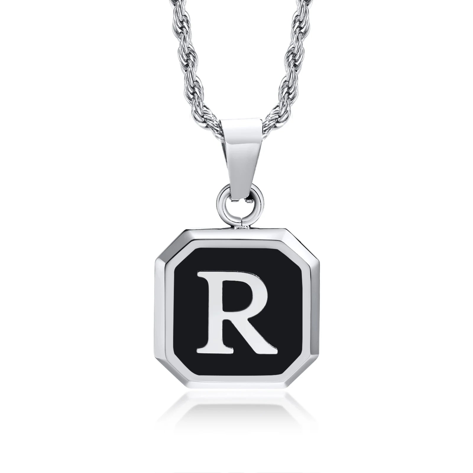Colar Masculino com Letra Inicial - Estilo e Personalidade