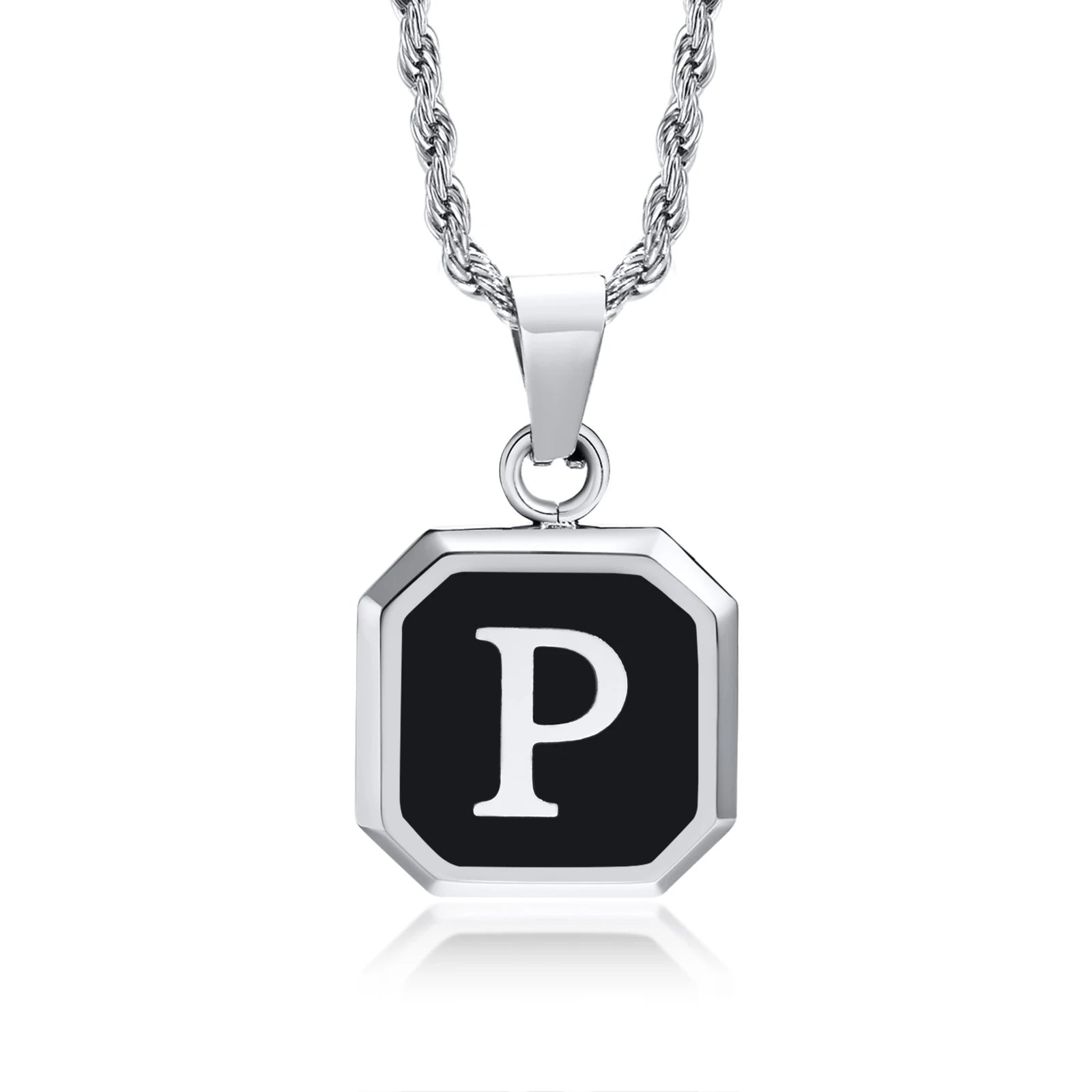 Colar Masculino com Letra Inicial - Estilo e Personalidade