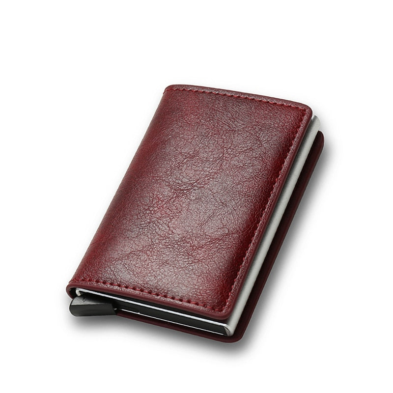 Carteira Masculina de Couro Fiber