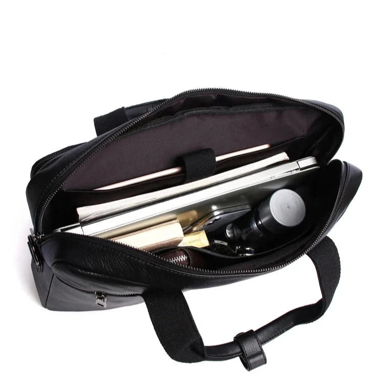 Bolsa Transversal Masculina Executiva Couro Legítimo
