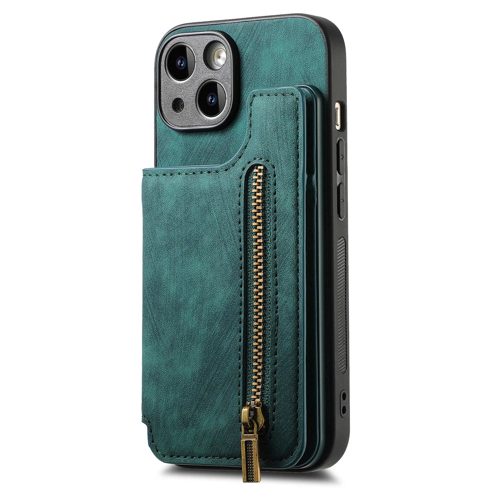 Carteira de Couro com Zíper para iPhone - Baron