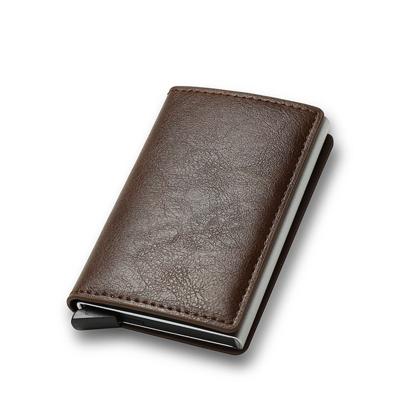 Carteira Masculina de Couro Fiber