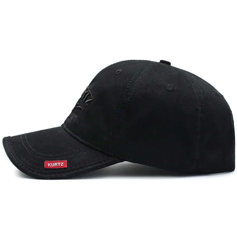 Boné de beisebol bordado masculino e feminino etiqueta vermelha, cabeça grande, topo redondo, respirável, lazer, chapéu de sol, esportes, golfe, moda