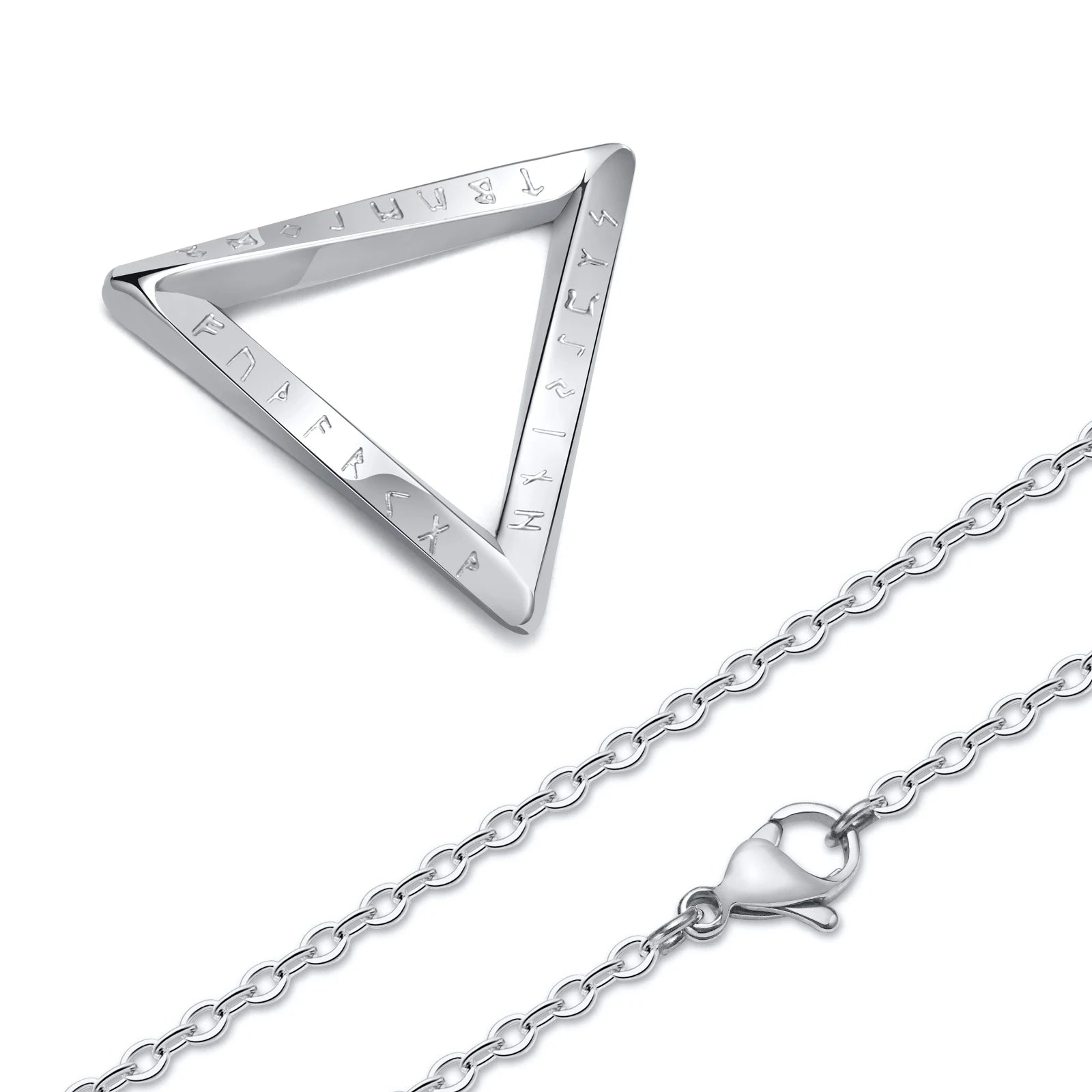 Colar Masculino Viking Pingente em Aço Inoxidável