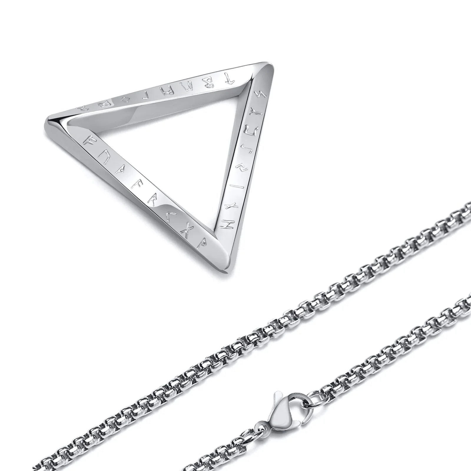 Colar Masculino Viking Pingente em Aço Inoxidável