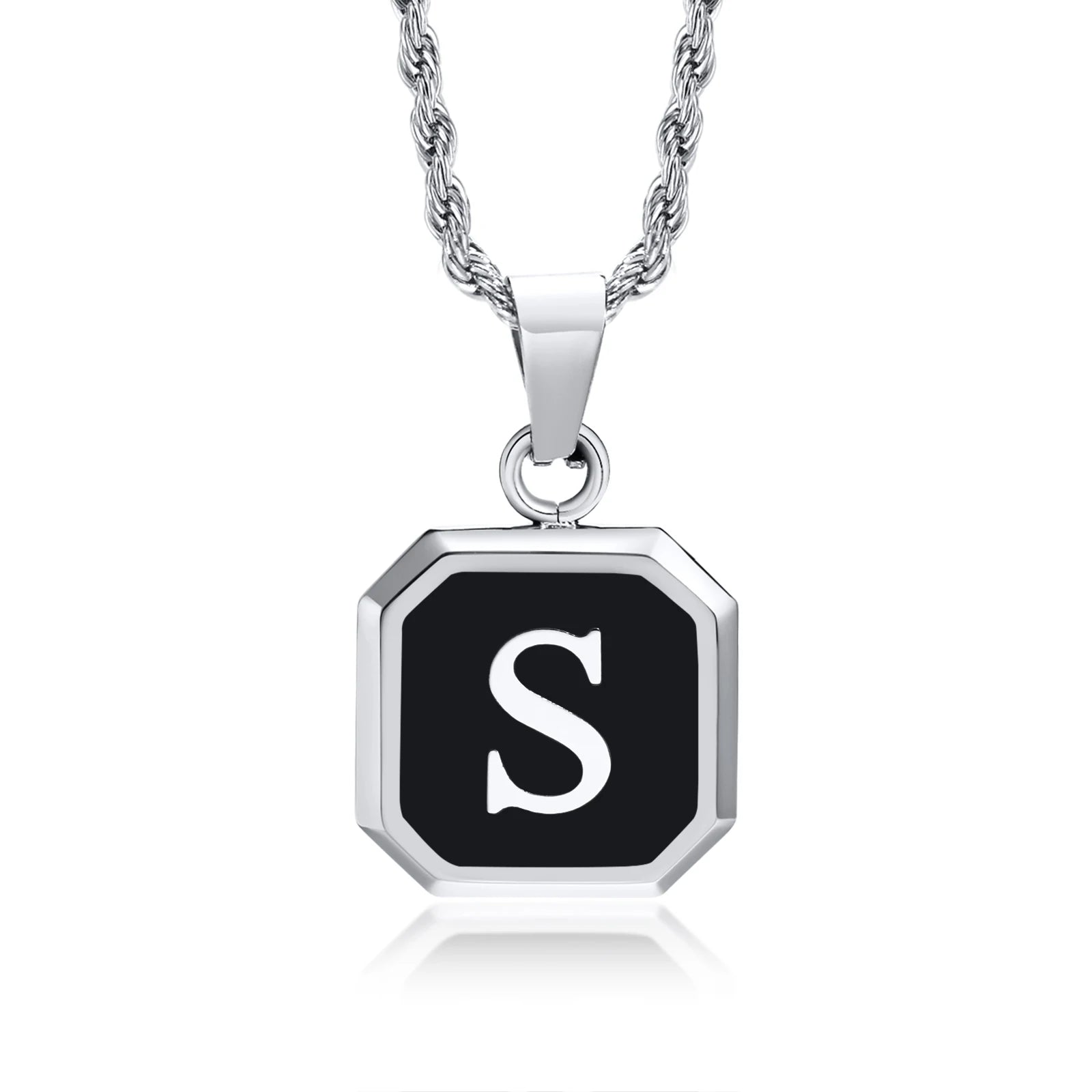 Colar Masculino com Letra Inicial - Estilo e Personalidade