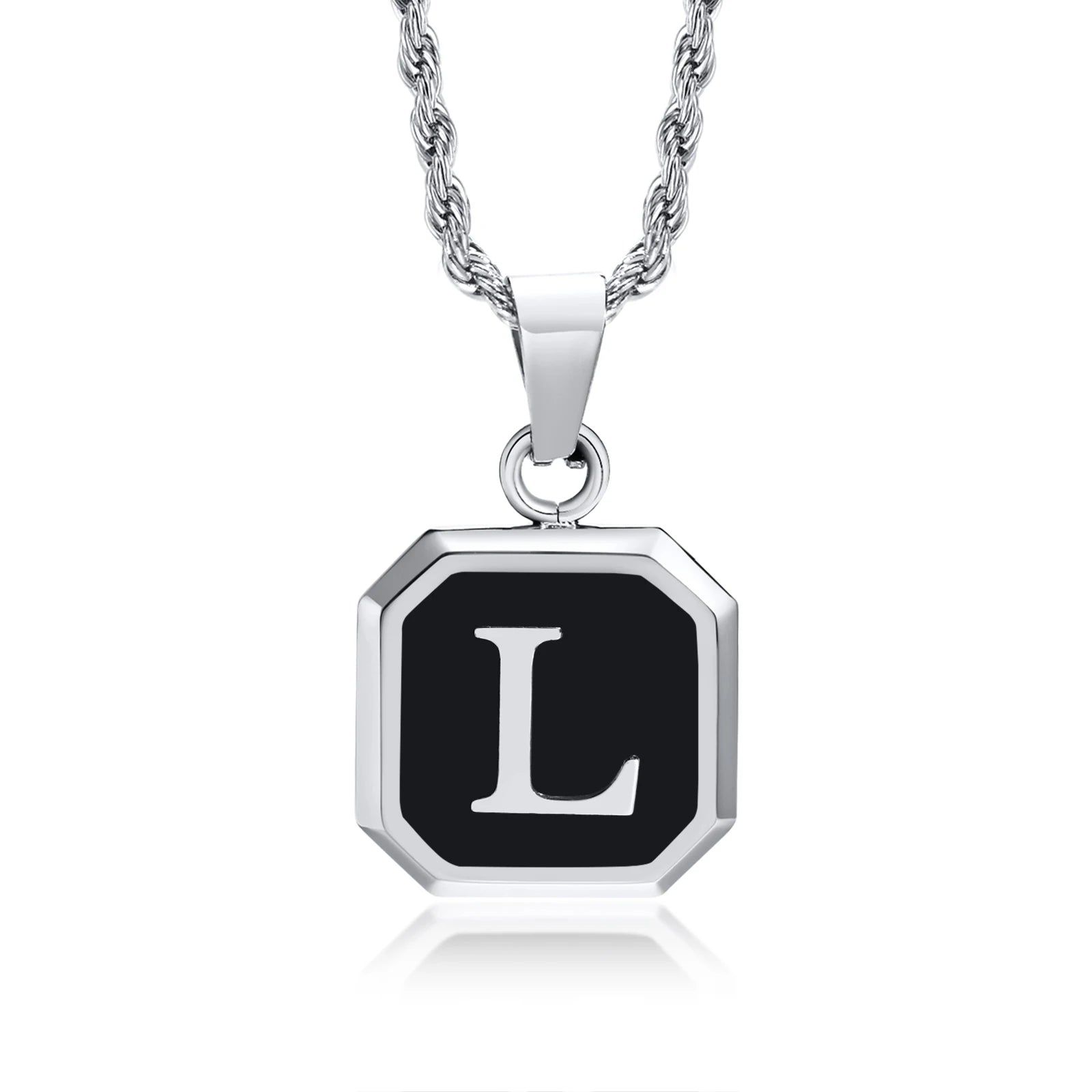 Colar Masculino com Letra Inicial - Estilo e Personalidade
