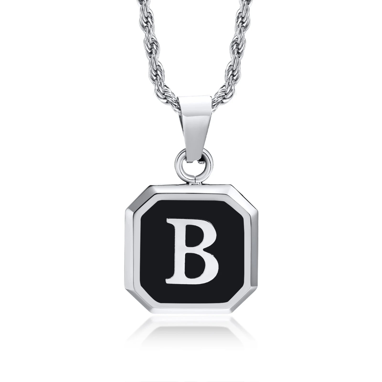Colar Masculino com Letra Inicial - Estilo e Personalidade