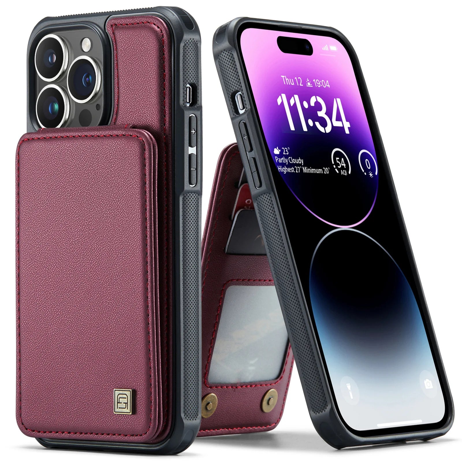 Carteira Magnética de Couro para iPhone - Baron