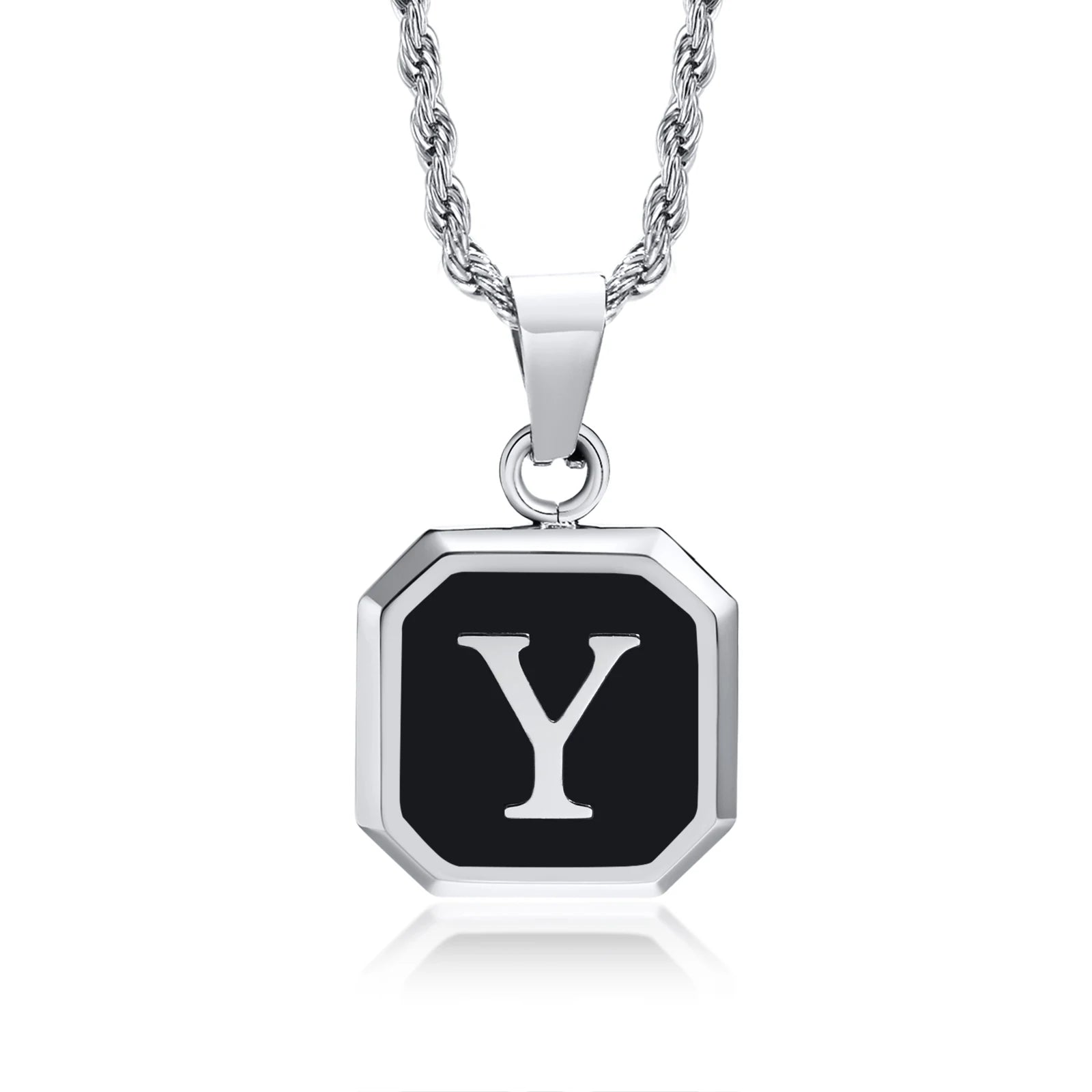 Colar Masculino com Letra Inicial - Estilo e Personalidade