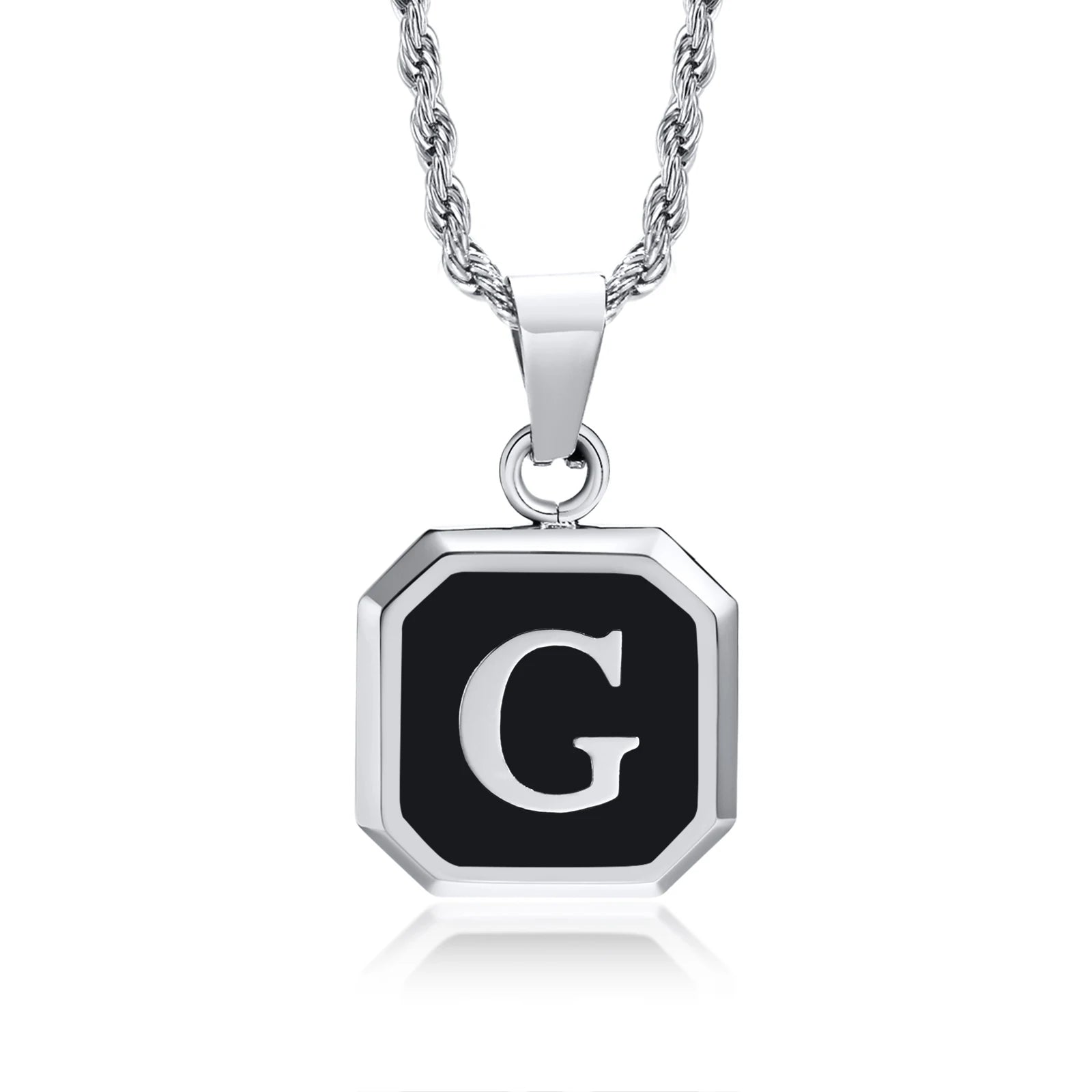 Colar Masculino com Letra Inicial - Estilo e Personalidade