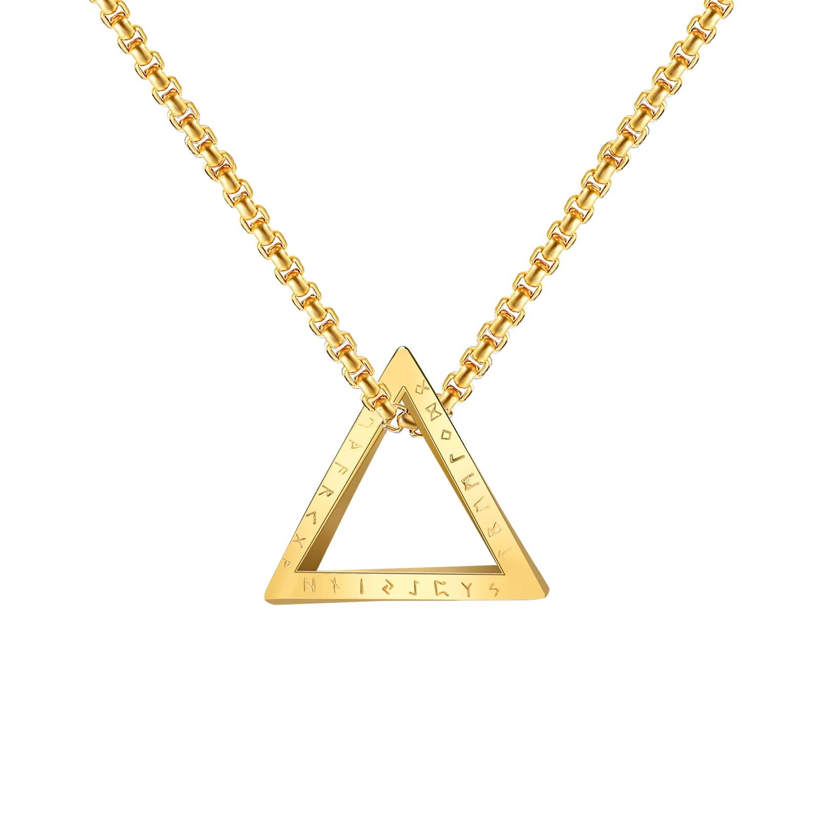 Colar Masculino Viking Pingente em Aço Inoxidável