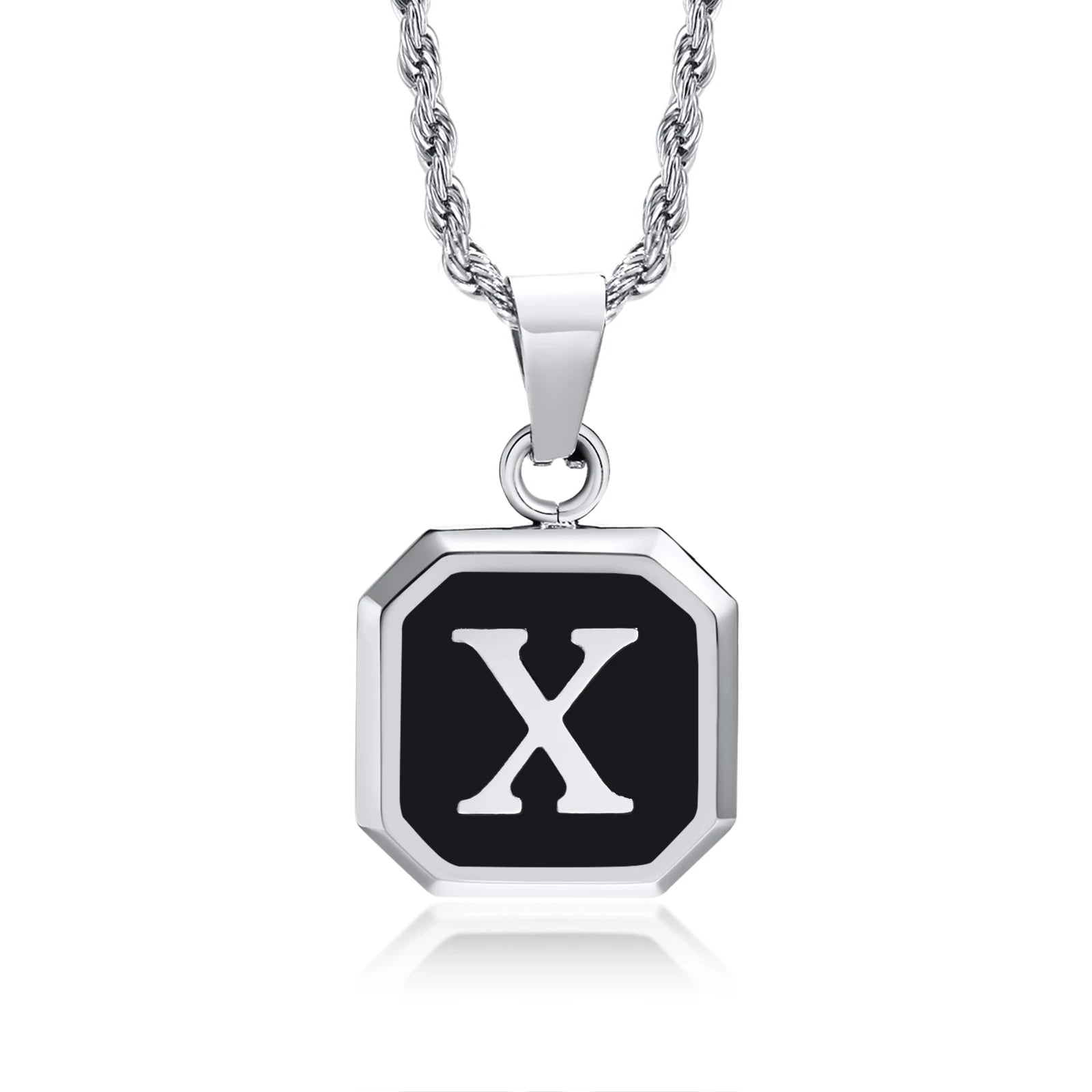 Colar Masculino com Letra Inicial - Estilo e Personalidade