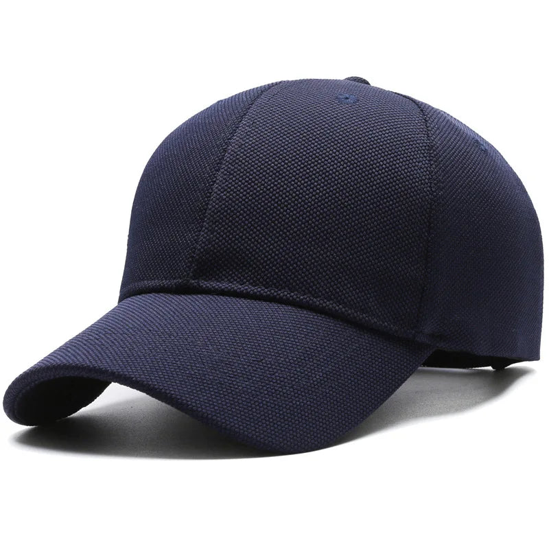 Boné de beisebol de abacaxi masculino, simples, prato leve, viseira casual, boné feminino minimalista, circunferência grande da cabeça, moda