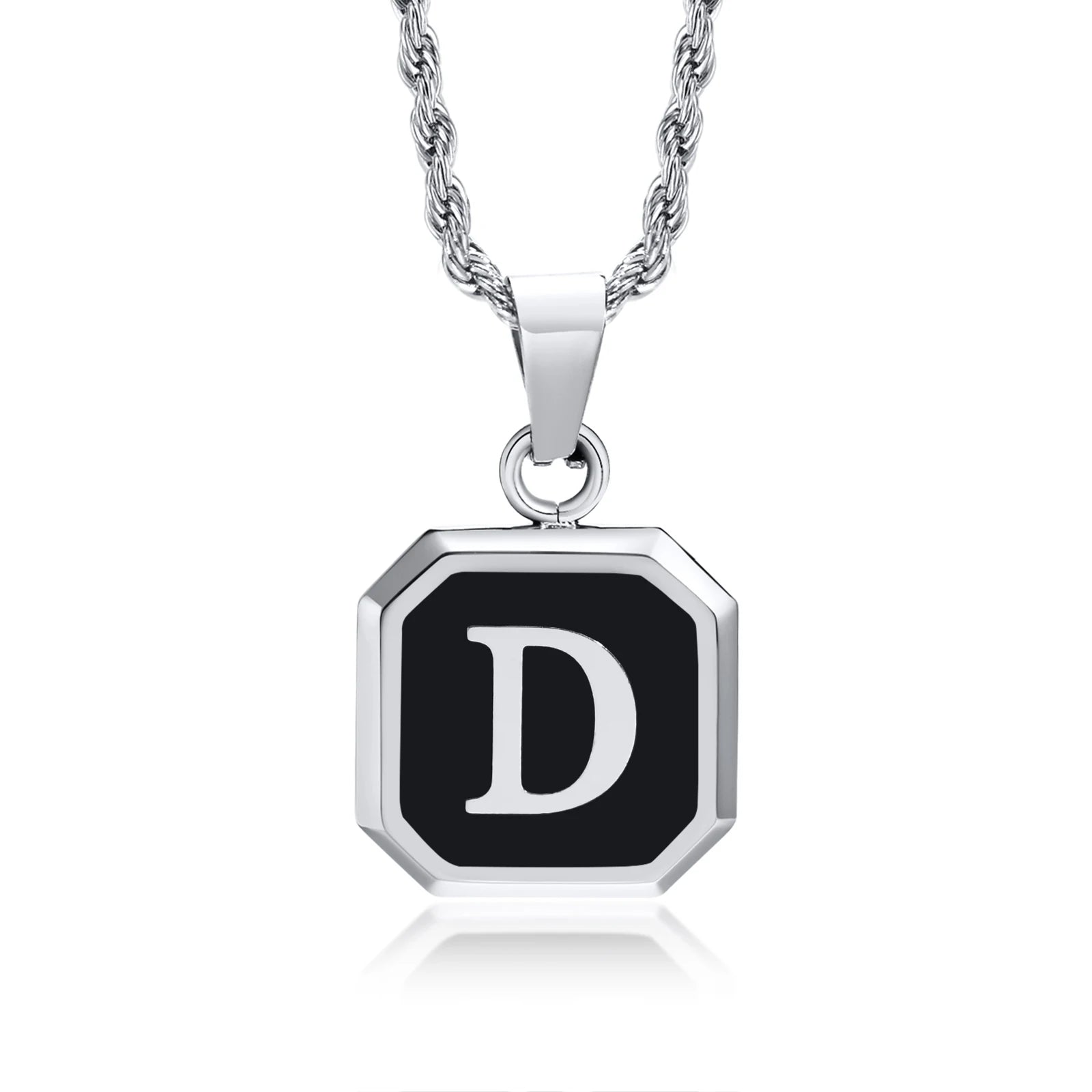 Colar Masculino com Letra Inicial - Estilo e Personalidade
