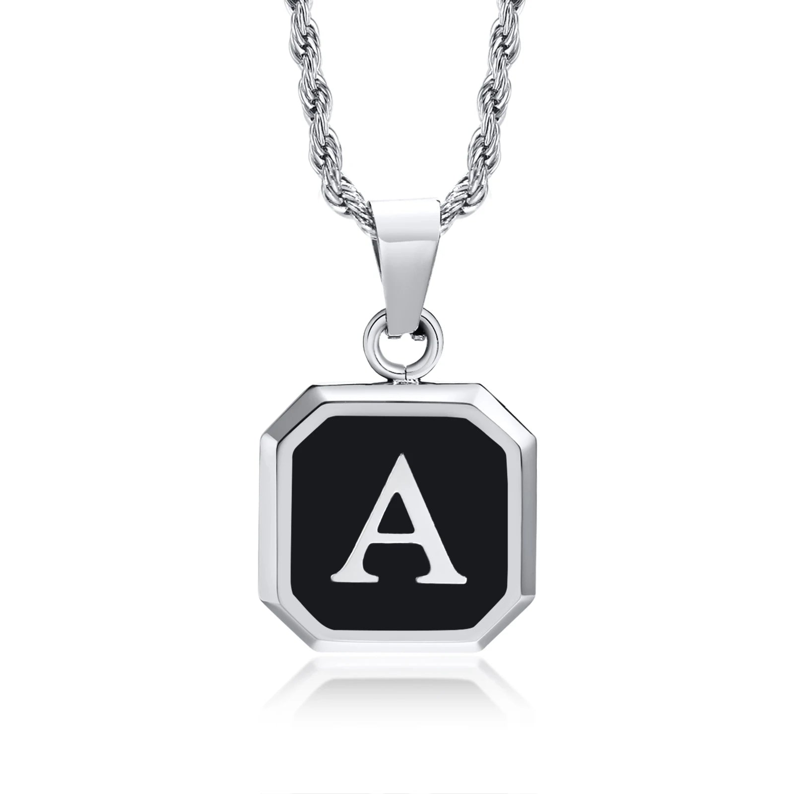Colar Masculino com Letra Inicial - Estilo e Personalidade