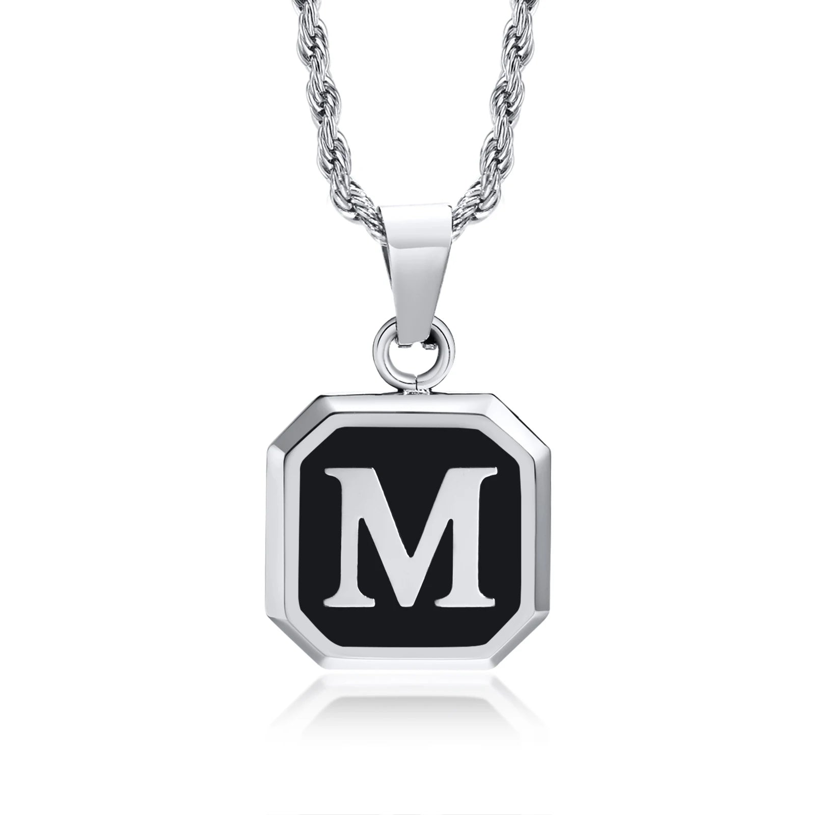 Colar Masculino com Letra Inicial - Estilo e Personalidade