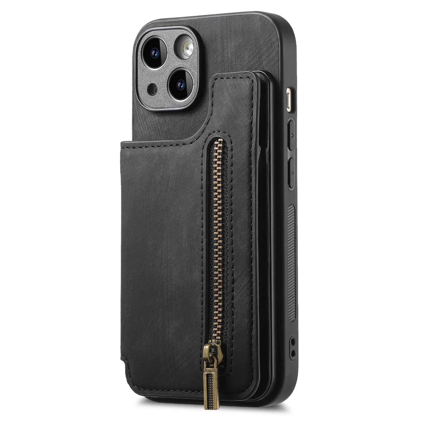 Carteira de Couro com Zíper para iPhone - Baron