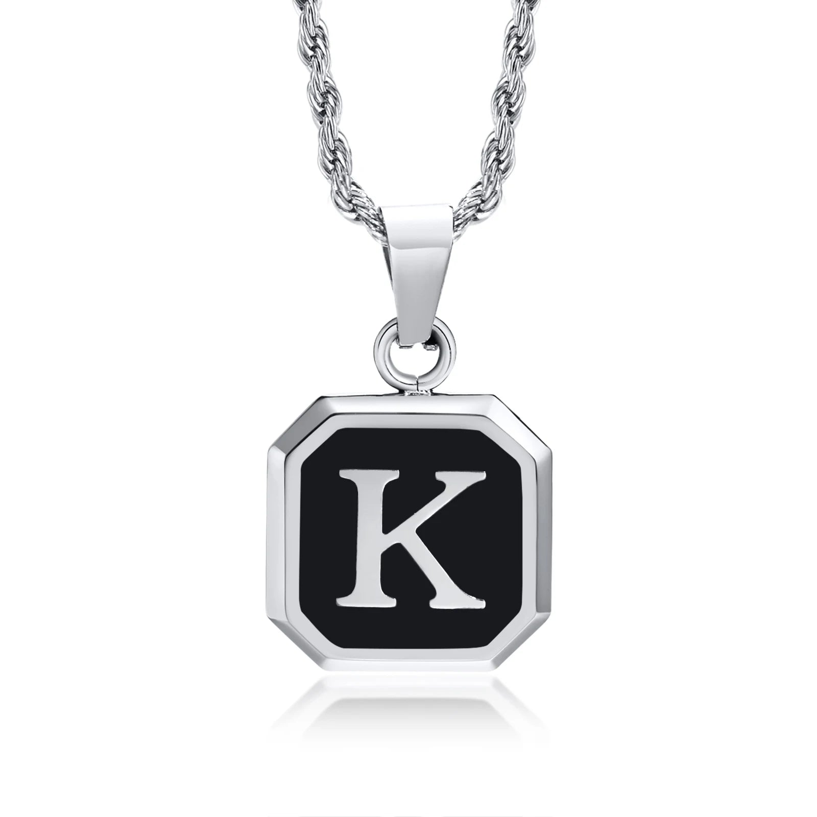 Colar Masculino com Letra Inicial - Estilo e Personalidade