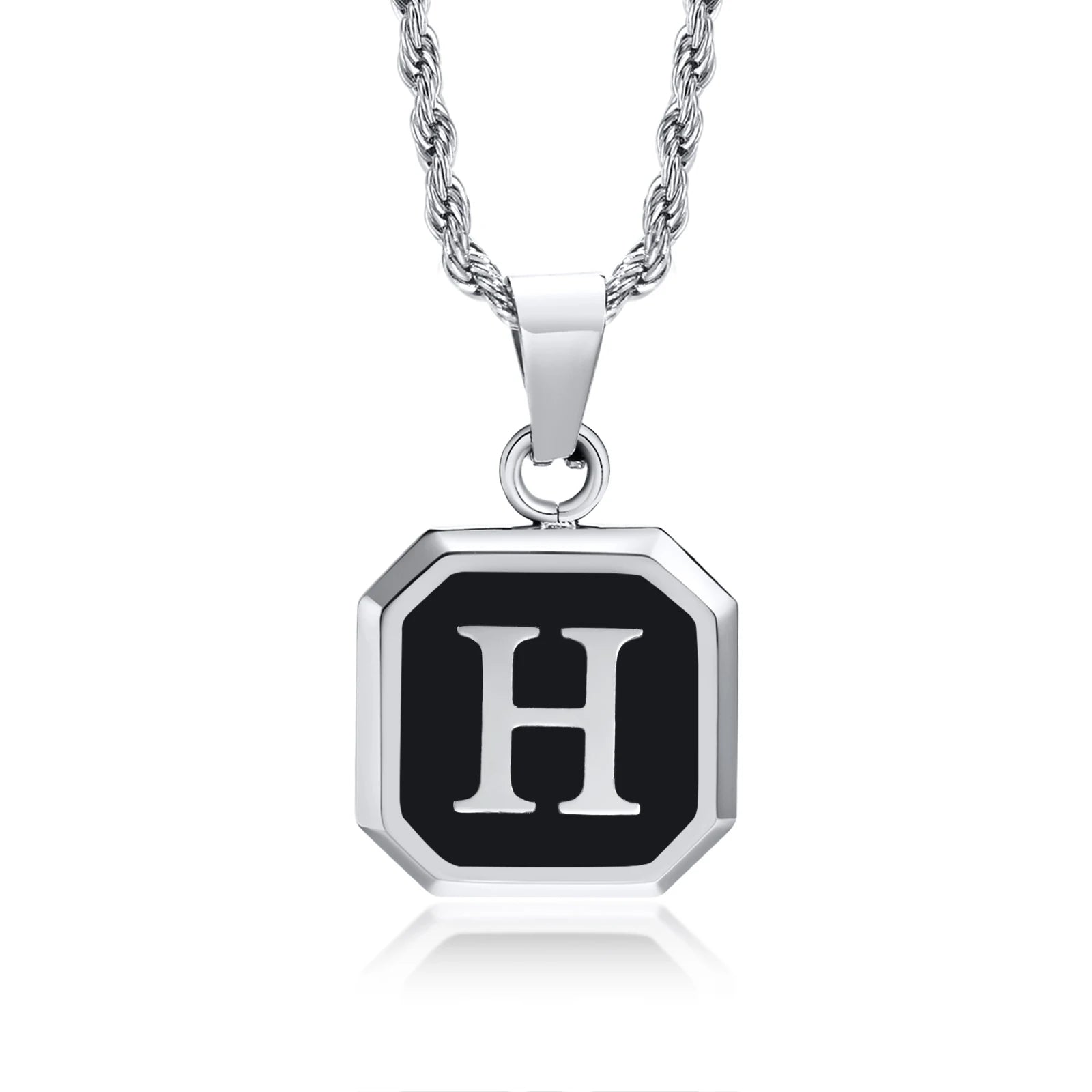 Colar Masculino com Letra Inicial - Estilo e Personalidade