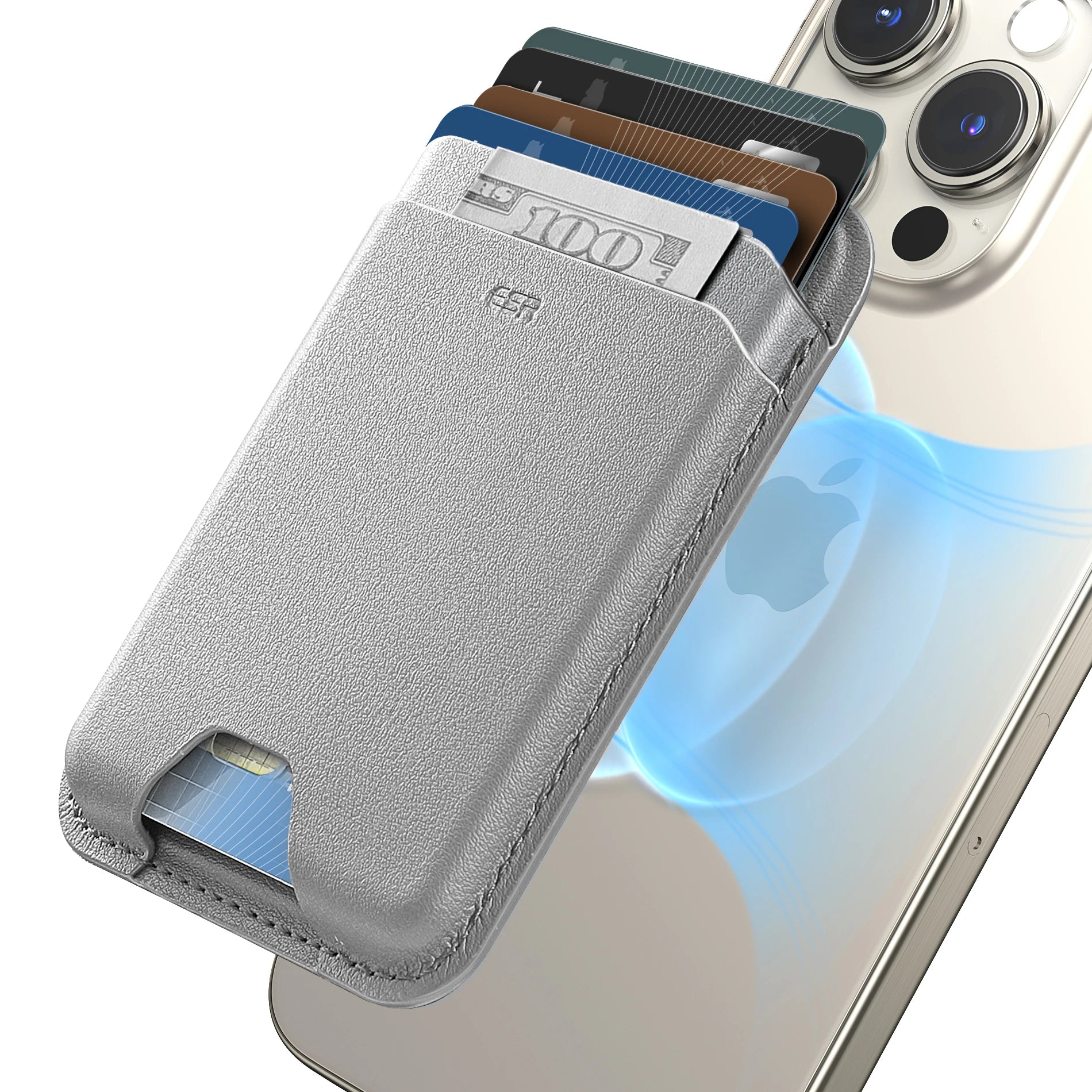 Esr para iphone 15 14 halolock carteira magnética para iphone 14 pro max caso de armazenamento de cartão inteligente para 12/12 pro para iphone 13 pro max