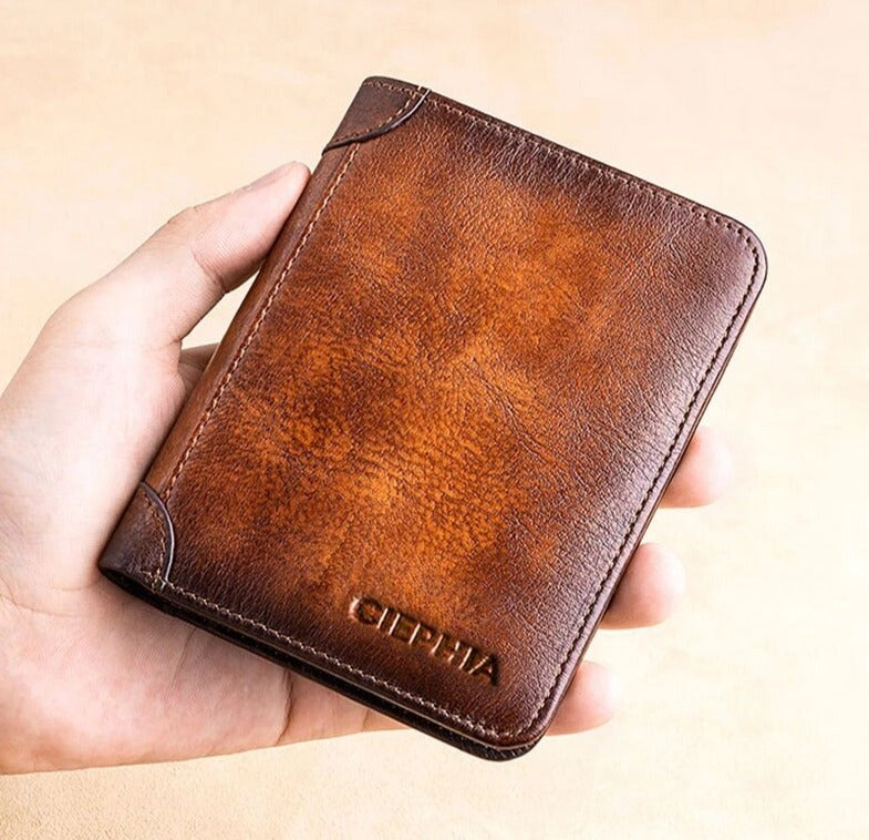 Carteira de Couro Legitimo Masculina Comprei Aqui