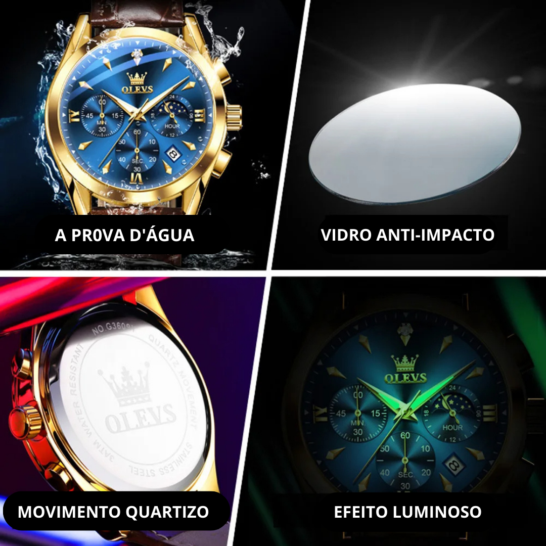 Relógio Masculino Chronograph Royal!