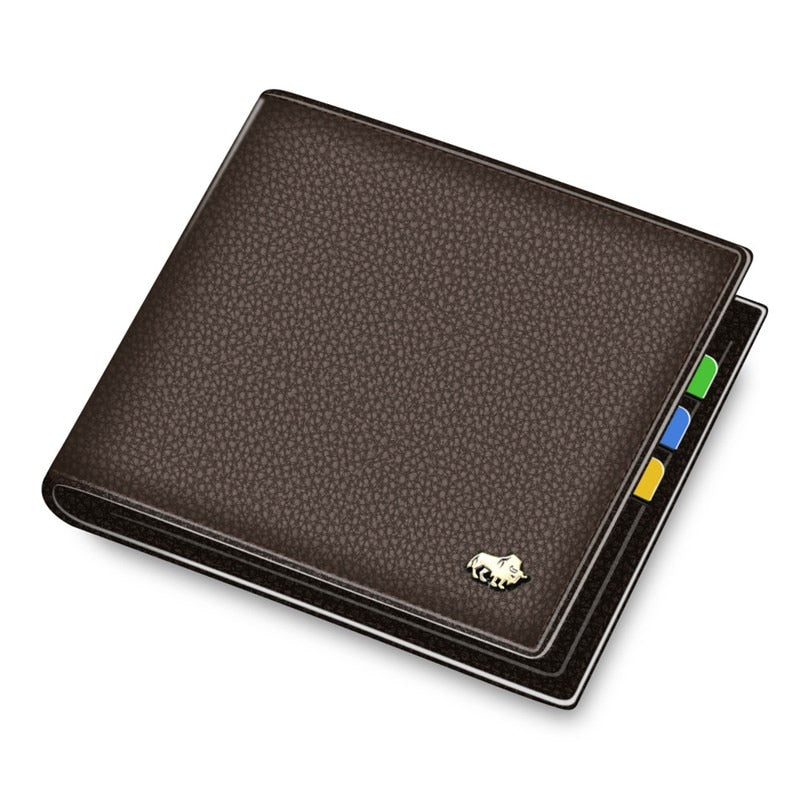 Carteira de Couro Legitimo Masculina Comprei Aqui