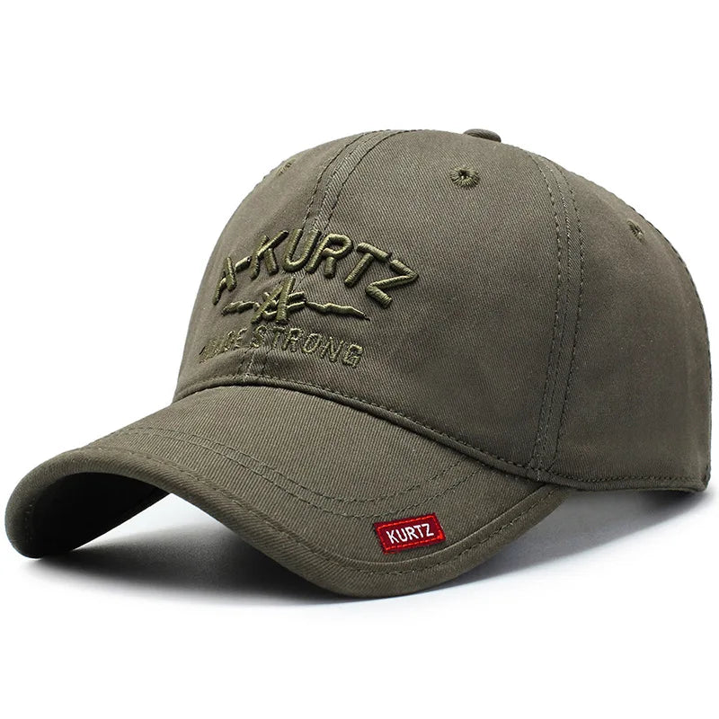 Boné de beisebol bordado masculino e feminino etiqueta vermelha, cabeça grande, topo redondo, respirável, lazer, chapéu de sol, esportes, golfe, moda
