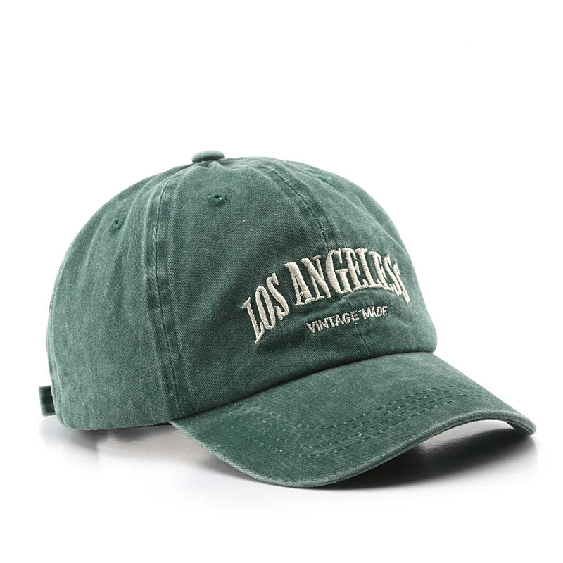 Algodão Boné de beisebol para homens e mulheres Moda Bordado Chapéu Algodão Soft Top Caps Casual Retro Snapback Chapéus Unisex