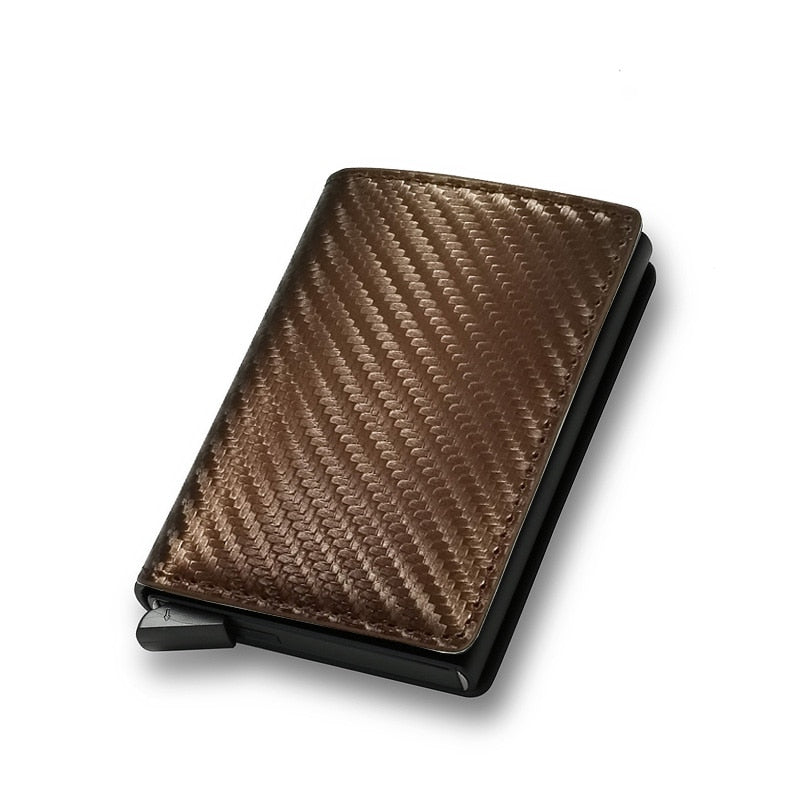 Carteira Masculina de Couro Fiber