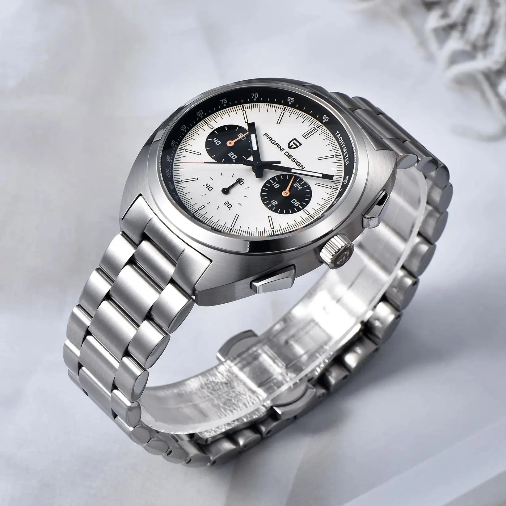 Relógio Masculino de Luxo Panda Dial 2024 - Baron