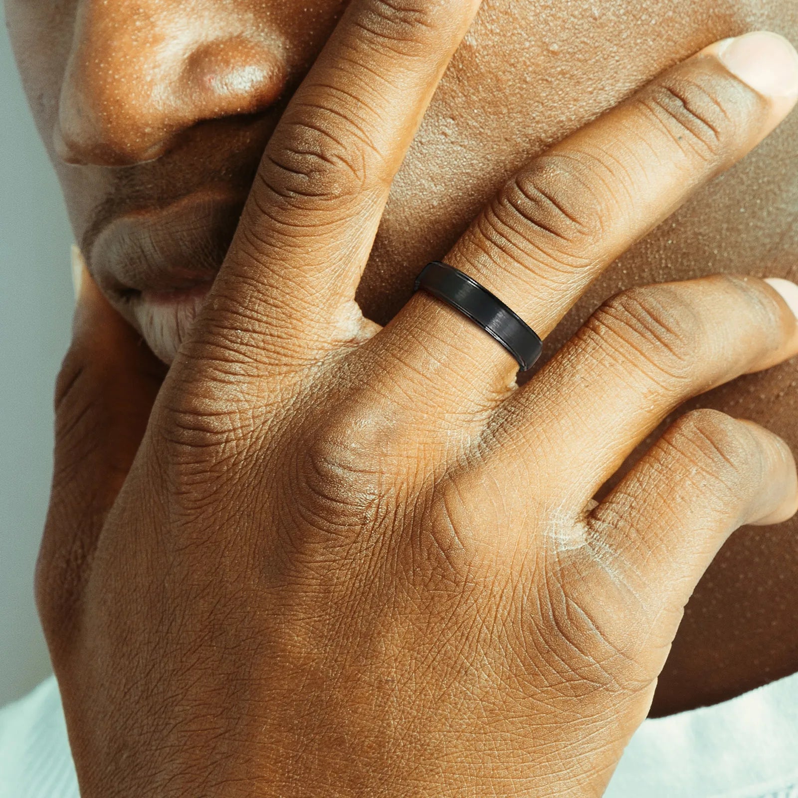 Vnox-Homens Tungsten Wedding Band, Anel Básico, Anti Scratch, Simples Clássico Masculino Noivo Jóias Acessório, 5mm