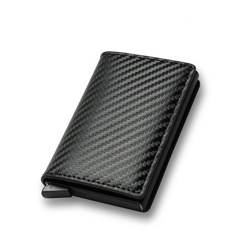 Carteira Masculina de Couro Fiber