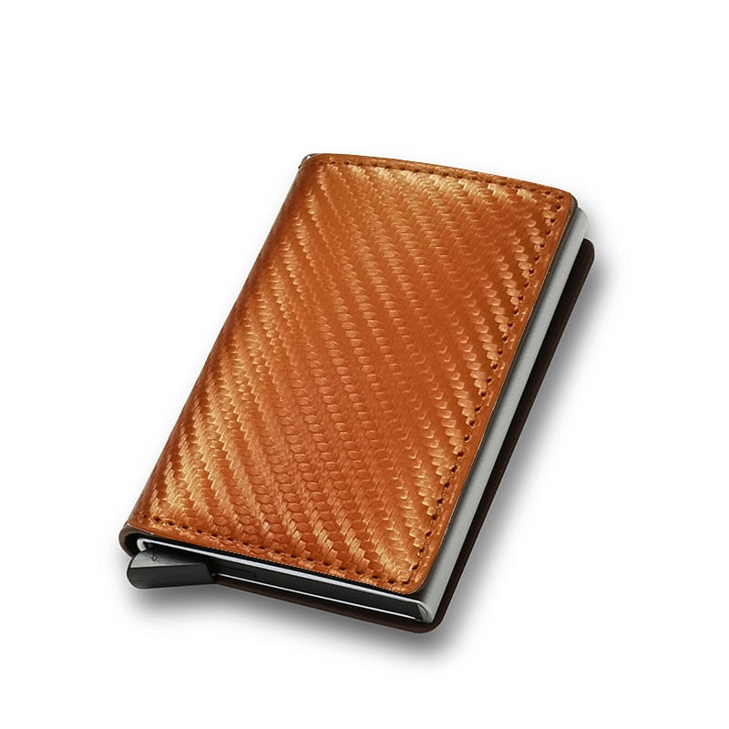 Carteira Masculina de Couro Fiber
