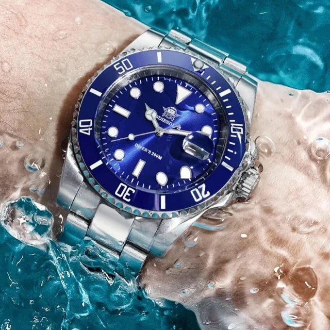 Relógios de mergulho em aço inoxidável masculino ADDIESDIVE, europeu e americano Business H3 Quartz Watch, impermeável ao ar livre esportes relógio de pulso