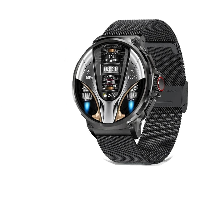 Novo 1.85 polegadas ultra hd relógio inteligente gps track bluetooth chamada 710 mah bateria grande esportes fitness smartwatch para huawei xiaomi