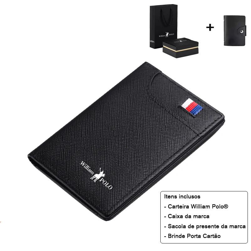 Carteira Masculina Slim William Polo