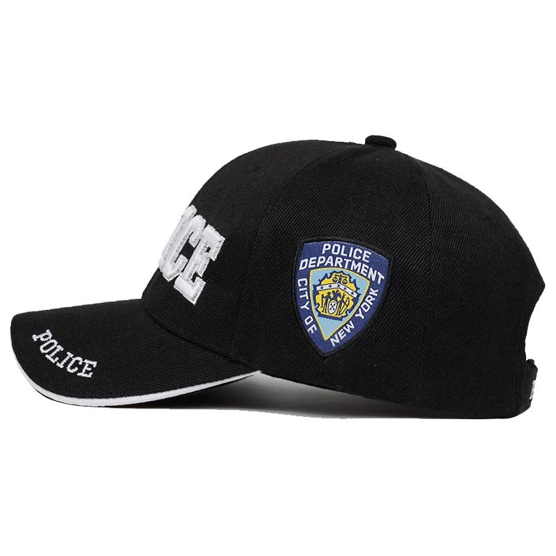Unisex escudo carta bordado bonés de beisebol, chapéus casuais ajustáveis, chapéu protetor solar, primavera, outono, ao ar livre