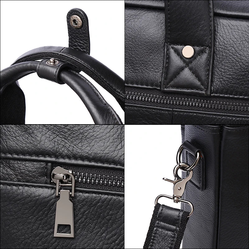 Bolsa Transversal Masculina Executiva Couro Legítimo