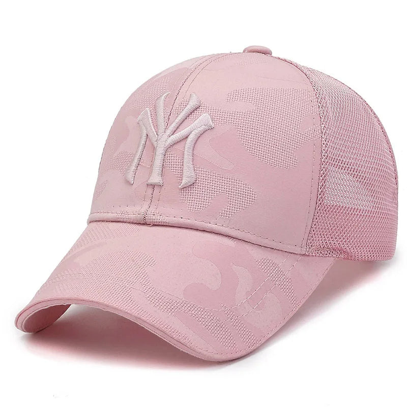Moda carta bordado camuflagem beisebol chapéus primavera e outono ao ar livre ajustável casual chapéus sunscreen chapéu